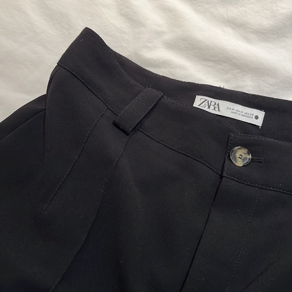 Zara Straight Leg Pleated Trouser - Picture 6 of 6